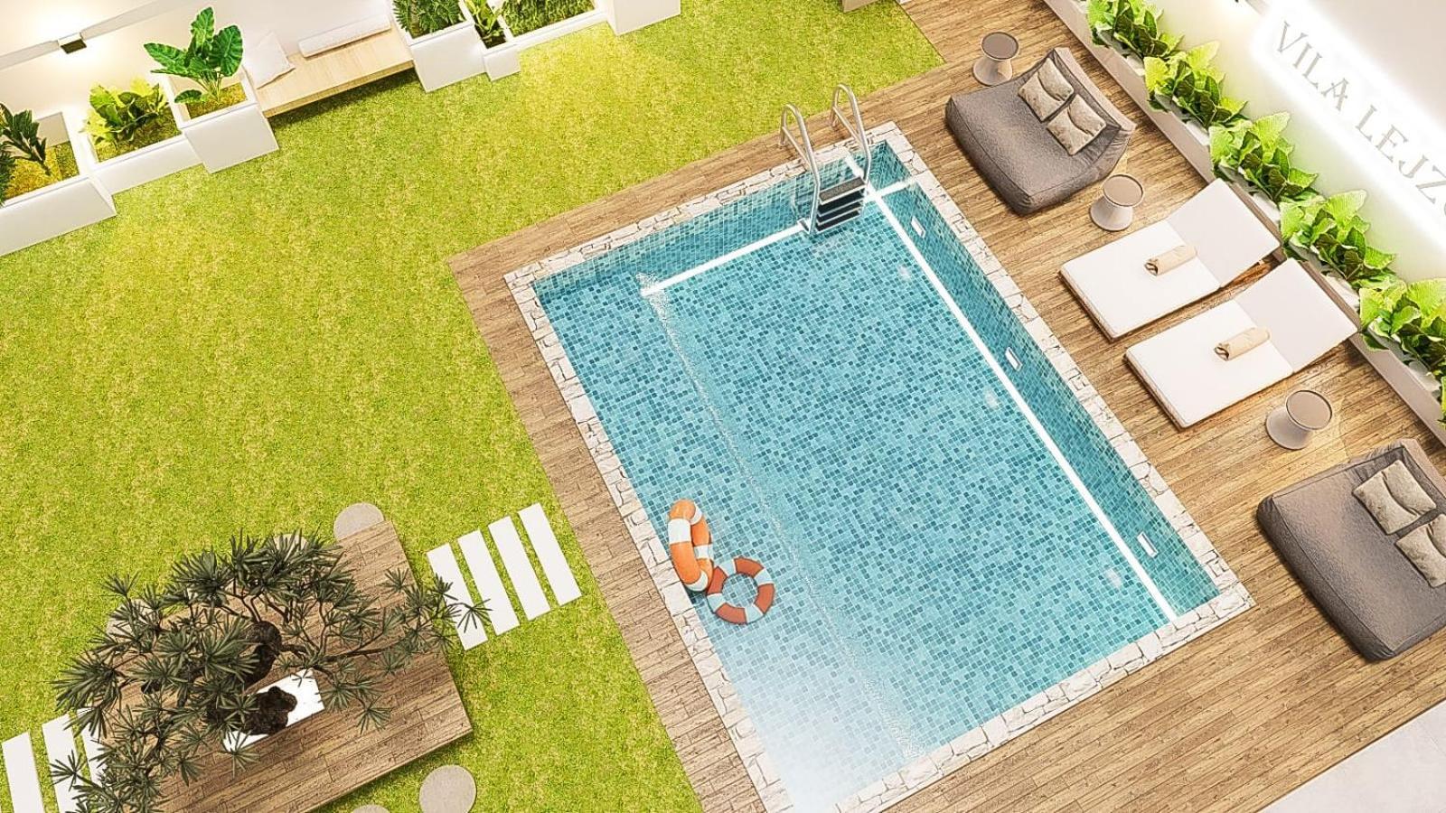 Villa Lejzo - Swimming Pool 培拉特 外观 照片